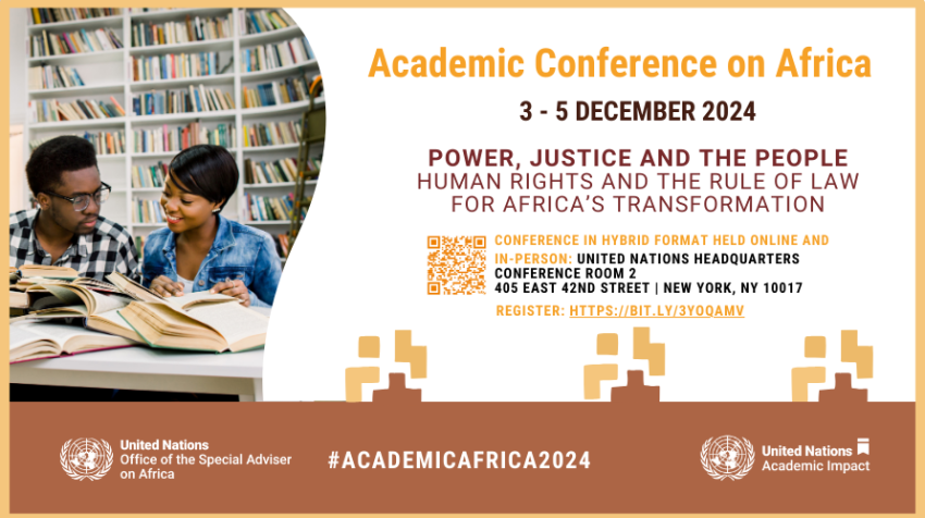 Academic Conference on Africa 3-5 December 2024 Power, Justice and the People Human Rights and the Rule of Law for Africa's Transformation