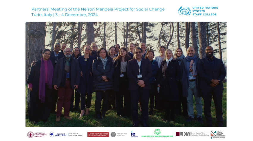 Partners' Meeting of the Nelson Mandela Project for Social Change Turin, Italy |3 - 4 December, 2024