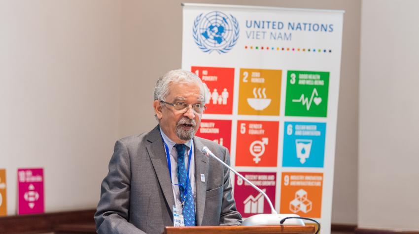 Kamal Malhotra, UN Resident Coordinator in Viet Nam.  Photo: UN in Viet Nam/Nguyen Duc Hieu.