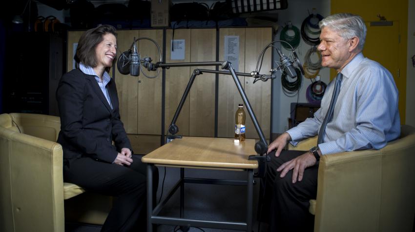 Melissa Fleming, head of UNHCR’s Global Communications Service and Spokesperson for the High Commissioner, interviews Fabrizio Hochschild, UN Assistant Secretary-General for Strategic Coordination, for the second season of Awake at Night.