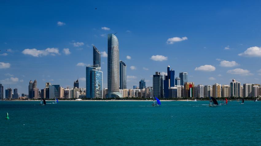 Abu Dhabi skyline. November 2014. Wadiia.