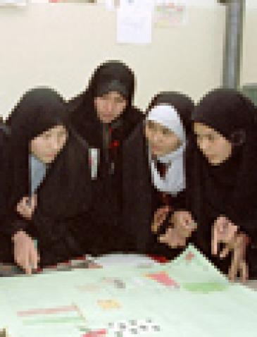 Afghan Refugee girls attend school in Iran (UN Photo Eskinder-Debebe)