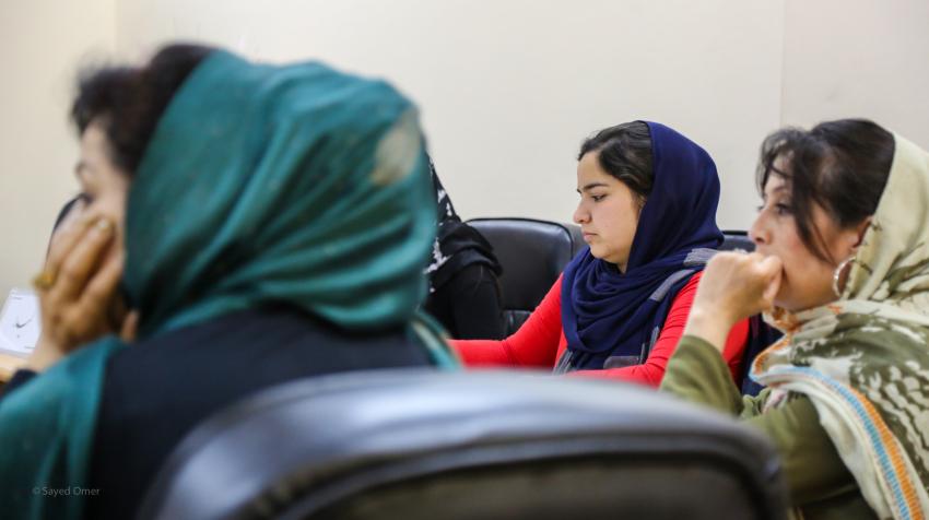 University students in Kabul listen to a lecture (Photo: UNDP Afghanistan)