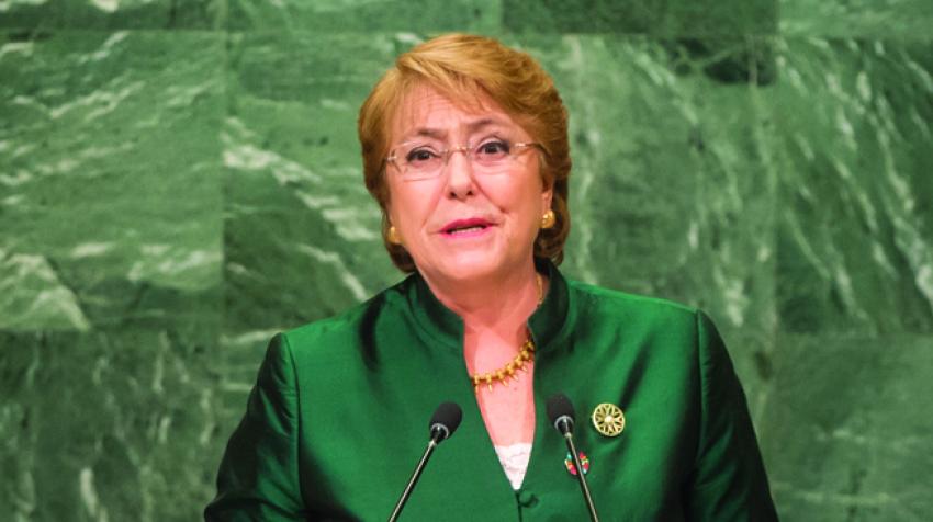 Michelle Bachelet, President Of Chile, Addresses the Seventy-First Session of the General Assembly. 21 September 2016. ©UN Photo/Cia Pak