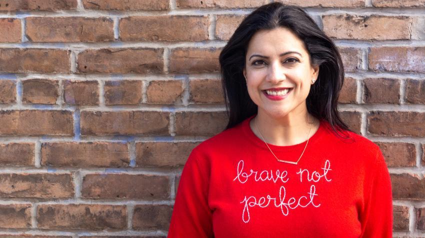Reshma Saujani is the author of the international bestseller, "Brave, Not Perfect: Fear Less, Fail More, and Live Bolder." (2019) ©Girls Who Code. 