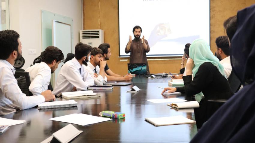 A training session for start-ups hosted by NIC Quetta - BUITEMS (Photo: NIC Quetta)