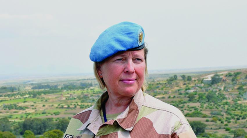 Le commandant de la Force Lund, Chypre, avril 2015. © UNFICYP