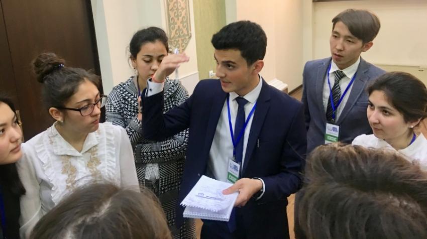 Delegates discuss pressing issues during the conference.
