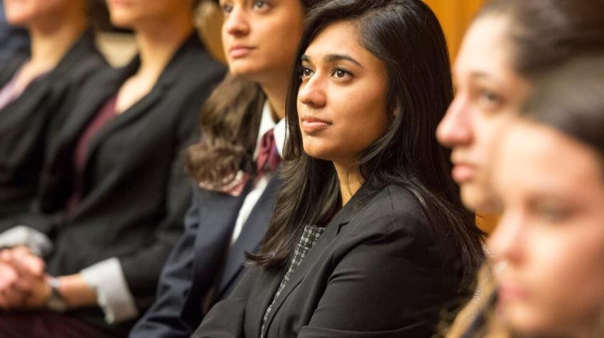 Participants of the forum held on the third commemoration of the International Day of Women and Girls in Science 