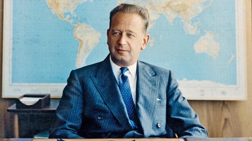 Dag Hammarskjöld, Secretario General de las Naciones Unidas.