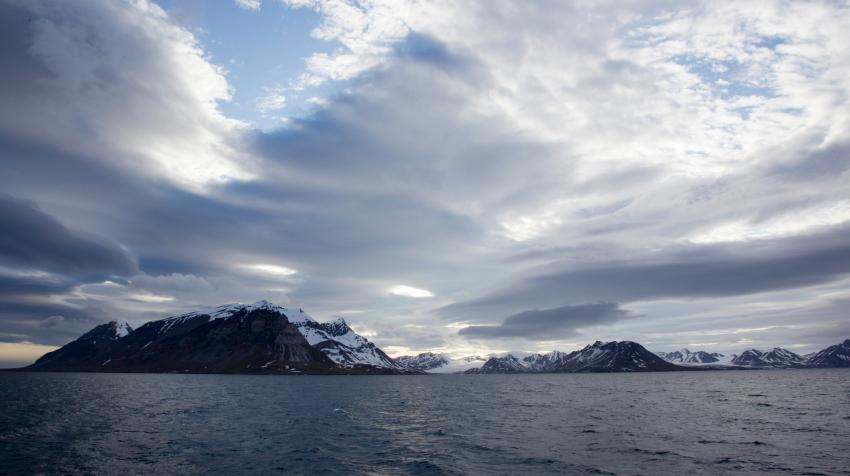 A view of the high Norwegian Arctic.