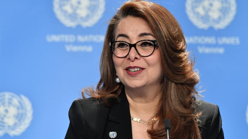 Ghada Waly, Directora Ejecutiva de la Oficina de las Naciones Unidas contra la Droga y el Delito. Foto cortesía de UNODC.