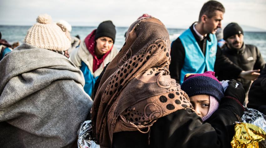 In January 2016, Boris Cheshirkov was working on the shores of Lesbos island in Greece, helping the refugees who had just crossed the short but dangerous stretch of sea from Turkey. Over 67,000 people reached Greece by sea that month alone.