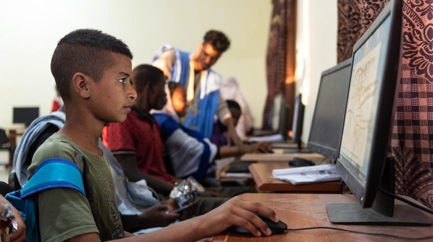 "The Youth Centre" in the Mauritanian capital gives young people the opportunity to spend time with their friends, and learn new and creative skills.