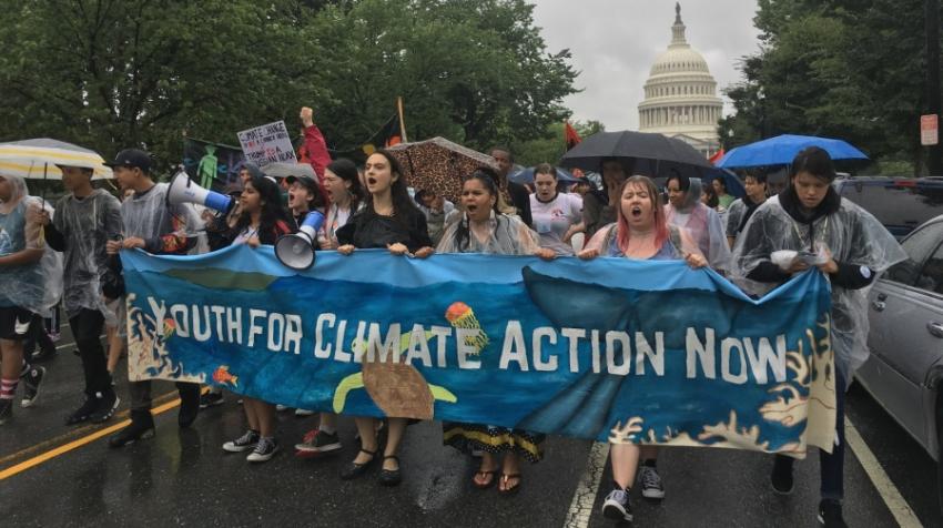 The Zero Hour Youth Climate March,July 2018, Washington DC.