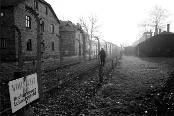 Ban Ki-moon visiting the former Nazi Auschwitz-Birkenau concentration camp in Poland.