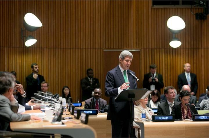 US Secretary of State John F. Kerry opens the Special Event.