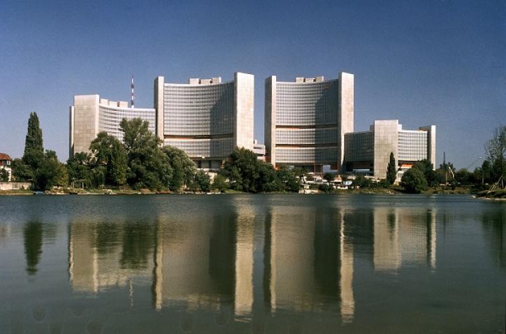 View of the Vienna International Centre.