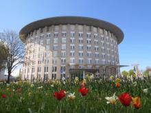 Headquarters of the Organisation for the Prohibition of Chemical Weapons (OPCW), located in The Hague, The Netherlands. 30 April 2015. OPCW