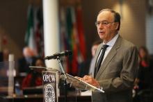 OPCW Director-General Fernando Arias addressing the Chemical Weapons Convention @ 25 seminar at OPCW headquarters, The Hague, 20 May 2022. OPCW