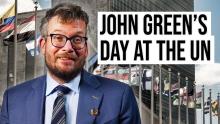 John Green Visits the United Nations