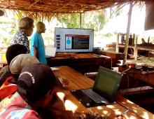 Digital skills and e-commerce trainings organized in Aitape, Papua New Guinea.  By Alois Watae    