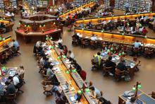  La Trobe Reading Room in the State Library Victoria, Melbourne, Australia. Photo credit: Andrew Tan/Pixabay  