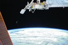 Successful deployment of 1KUNS-PF (Kenyan Satellite, selected as the first round of KiboCUBE) from the ISS Kibo Module, May 2018. ©JAXA​