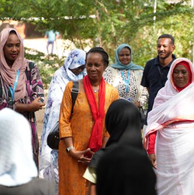 DSRSG/HC/RC visit to Alhumaria school, which servies now as child friendly safe learnign space.(Project by UNICEF) Targeting mostly IDPs children who came from Khartoum to Kassala. Photo by: Ala Kheir