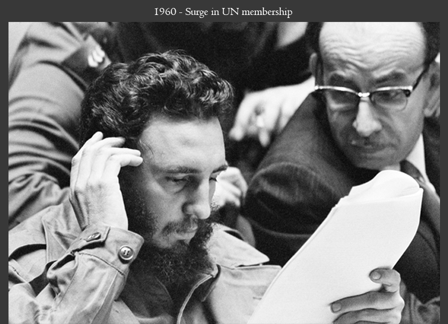1960 - Surge in UN membership