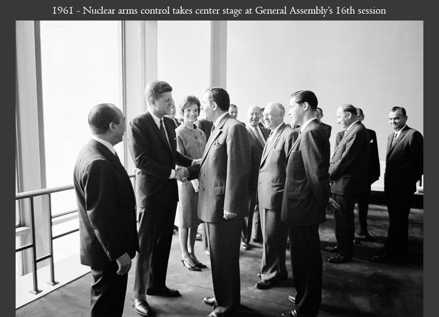 1961 - Nuclear arms control takes center stage at General Assembly’s 16th session