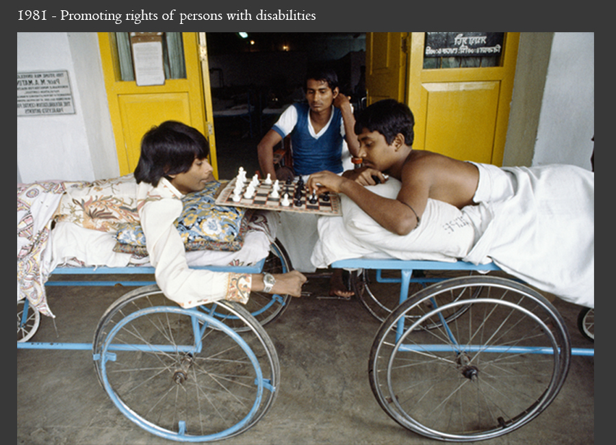 1981 - Promoting rights of persons with disabilities