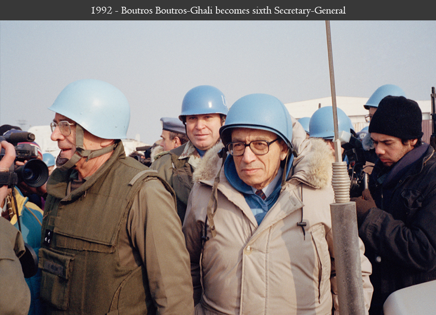 1992 - Boutros Boutros-Ghali becomes sixth Secretary-General