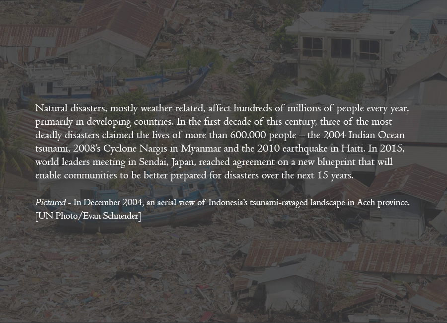 2004 - Response to natural disasters: UN relief experts rush aid to Indian Ocean tsunami victims