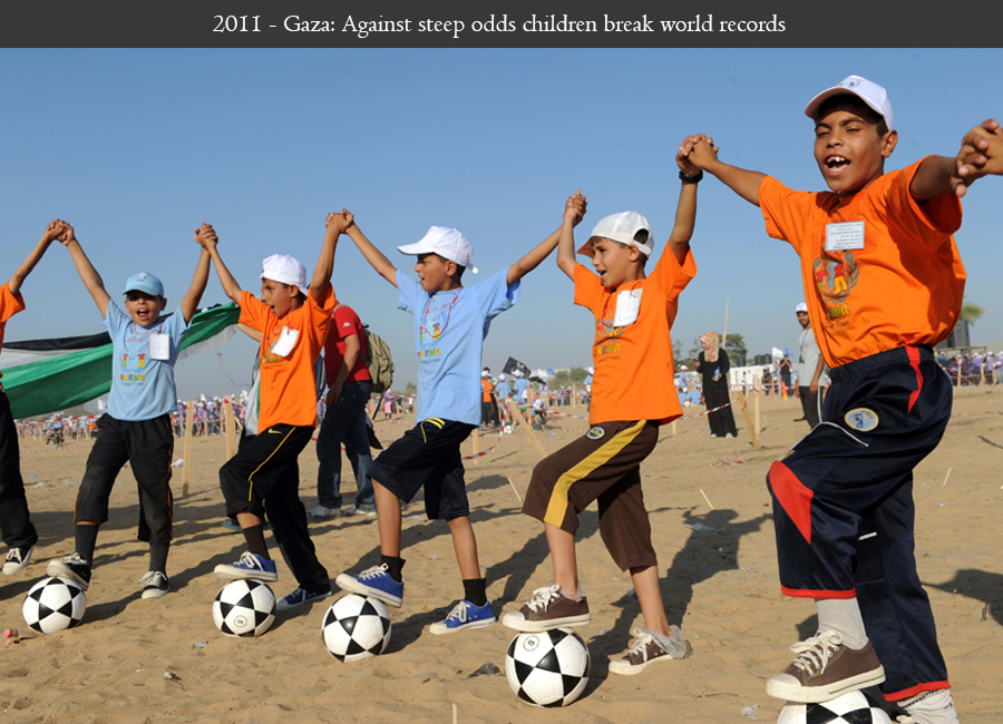 2011 - Gaza: Against steep odds children break world records