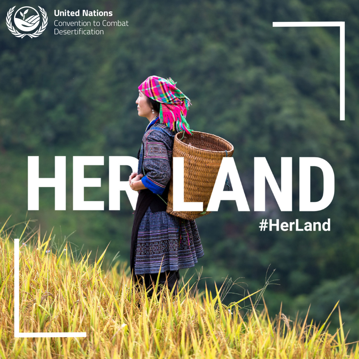 Logo for UNCCD campaign #HerLand