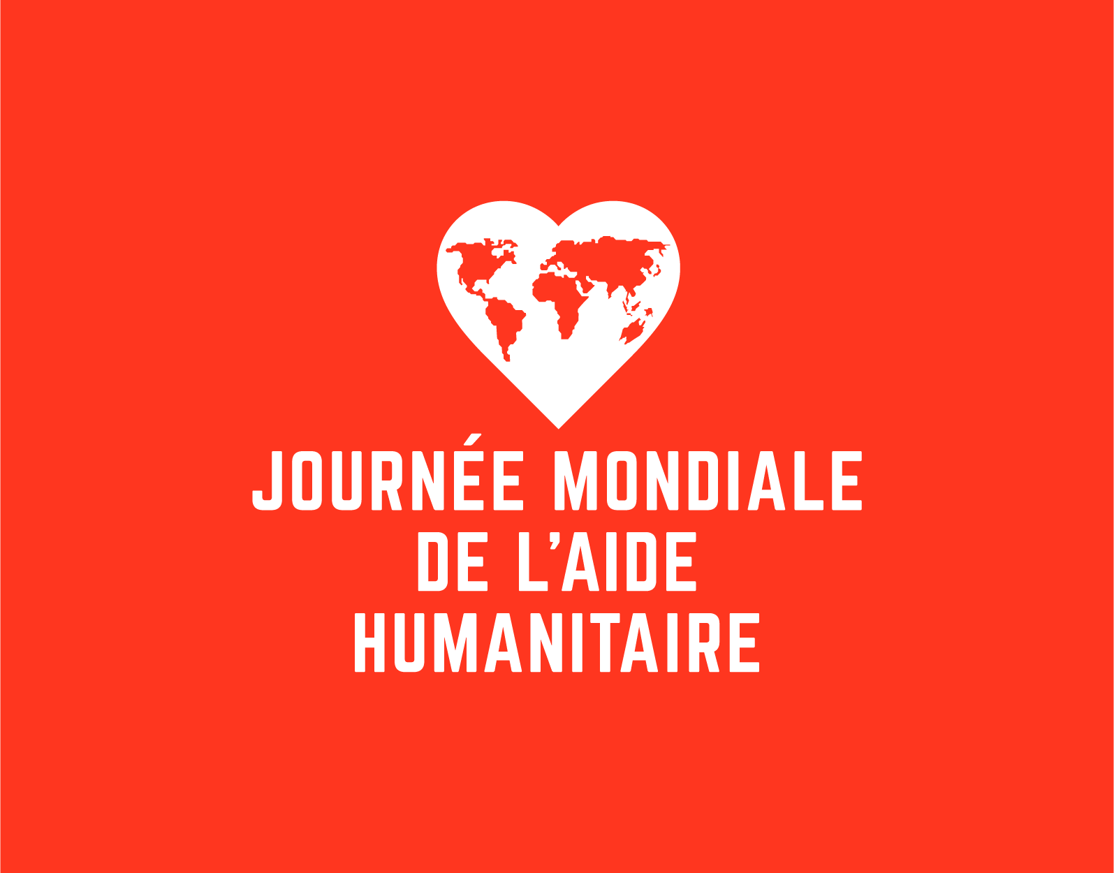 Logo de la Journée mondiale de l'aide humanitaire