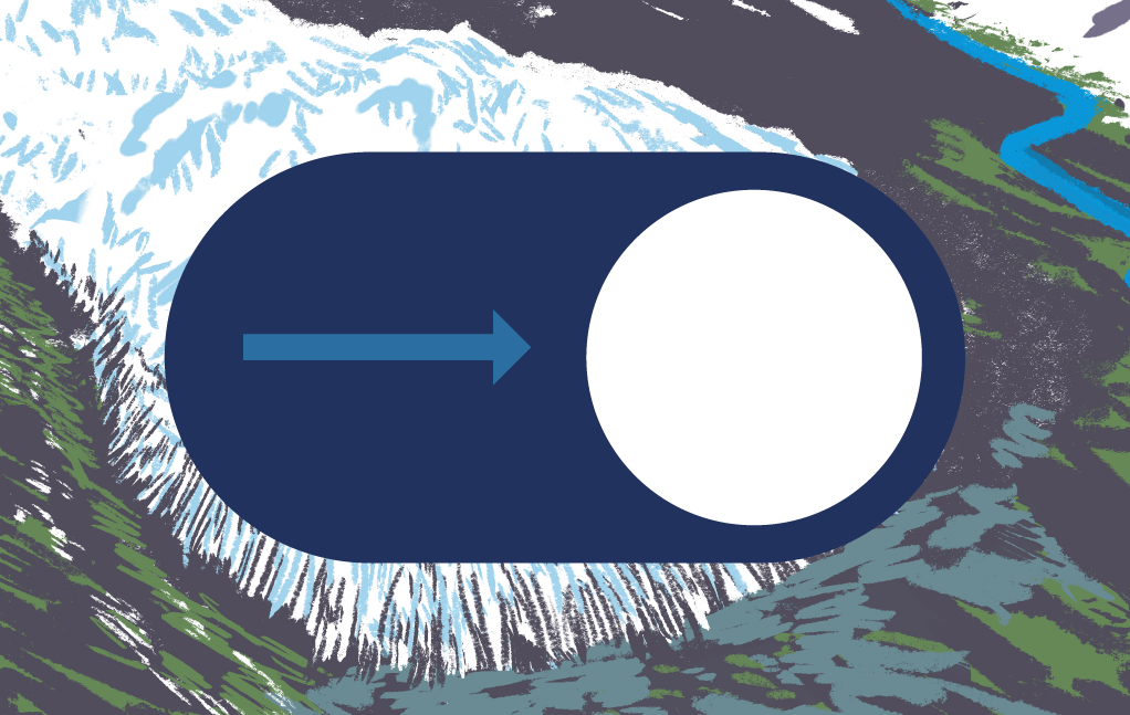 Illustration d'un glacier
