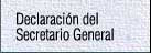 Declaracin del Secretario General