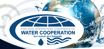 2ª Reunión del Comité Directivo Internacional de la Conferencia Internacional de Alto Nivel sobre Cooperación en materia de Agua. Logo