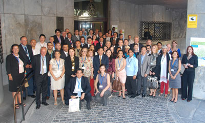 participantes en la Conferencia Internacional de ONU-Agua. El agua en la economía verde en la práctica: hacia Río+20