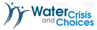 Logotipo de la Conferencia: Agua - Crisis y Opciones, Manila, Filipinas