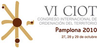 Logotipo del 6° Congreso Internacional de Ordenación del Territorio, Pamplona, España