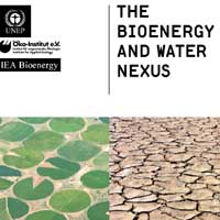 Portada del informe sobre la relación entre bioenergía y agua