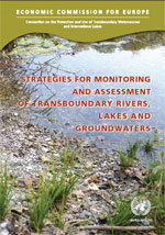 Portada de Strategies for monitoring and assessment of transboundary rivers, lakes and groundwaters