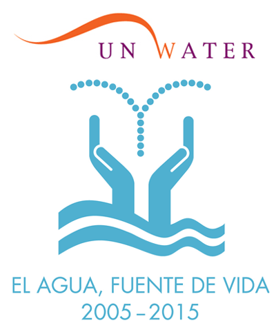 Logotipo de la Década del Agua y de ONU-Agua