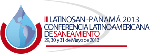 3ª Conferencia LatinoSan Panamá 2013. Saneamiento universal: nuevos retos, nuevas oportunidades. Logo