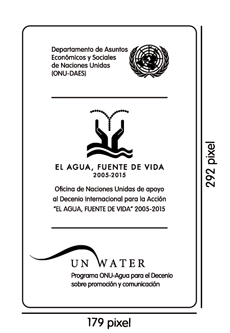 logotipo de UNW-DPAC vertical en español
