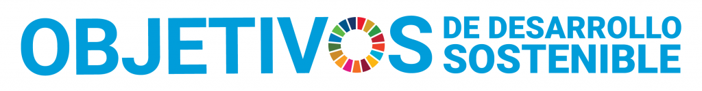 Logo UN Objetivos de Desarrollo Sostenible y ruleta de ODS