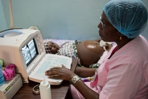 Midwife Leocadie Kotchoga